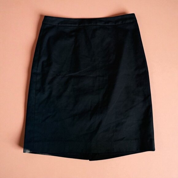 BANANA REPUBLIC Black Pencil Work Holiday Skirt Size 10 - Picture 3 of 8